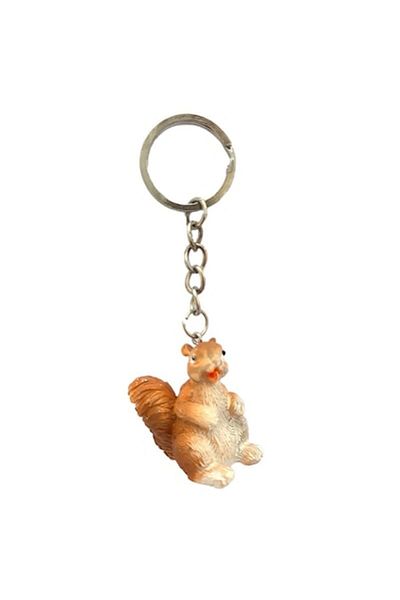 OEM Keychain made of resin representing a squirrel, M3, 4x4cm