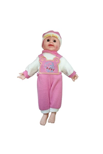 OEM Păpușă veselă cu pălărie și sunet de râs, 38 cm, Cyclam