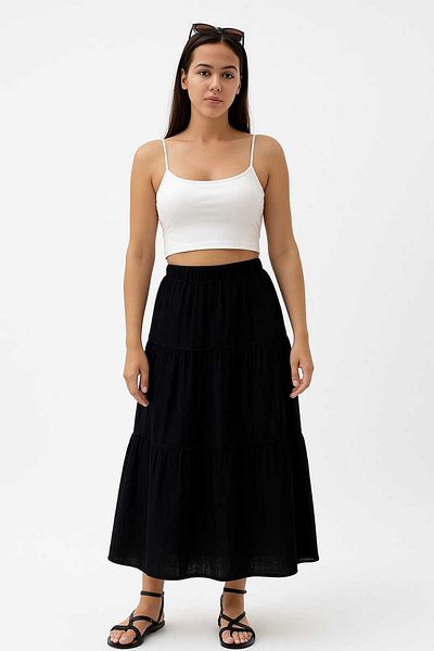 Maison La Femme Women's Skirt Muslin Long Skirt