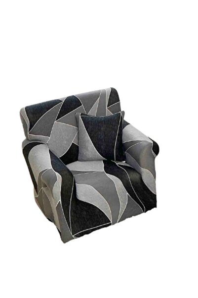 JOJO HOME Husă elastică pentru fotoliu, Jojo Home, imprimeu abstract fără cul...