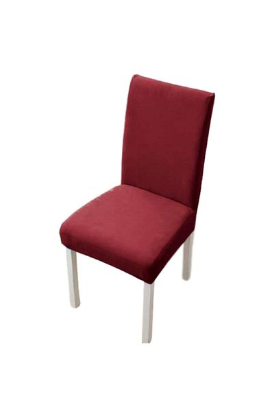 OEM Set 4 chair covers, Uni, Polyester with Elastane, Bordeaux