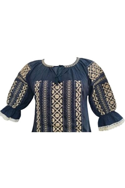 OEM Ie for Women, Traditional, Cotton, Black-Cream, Size M