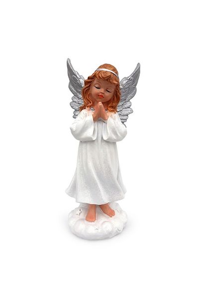 OEM Ornament din rasina in forma de inger care se roaga M1, 13x26 cm