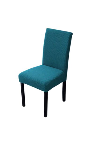 OEM Husă de scaun, Sonia-Home, Grofat și material catifelat, Uni, Turcoaz