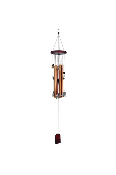 OEM Wind Chime with 6 Metal Tubes and Elephant, 13x100cm