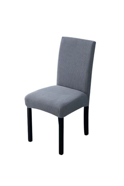 OEM Chair Cover, Sonia-Home, Textured and Velvet Material, Uni, Gray