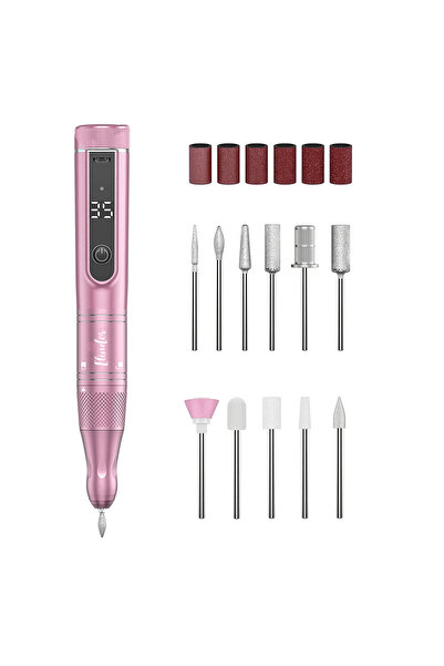 Elindor Mașină de găurit profesională fără fir pentru unghii, 35.000 RPM, 11 ...