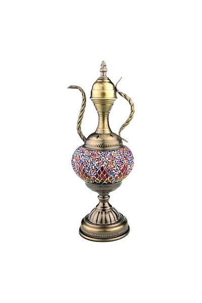 OEM Metallic Lamp with Mosaic, Oriental Style, 13x37 cm, Multicolor, M3