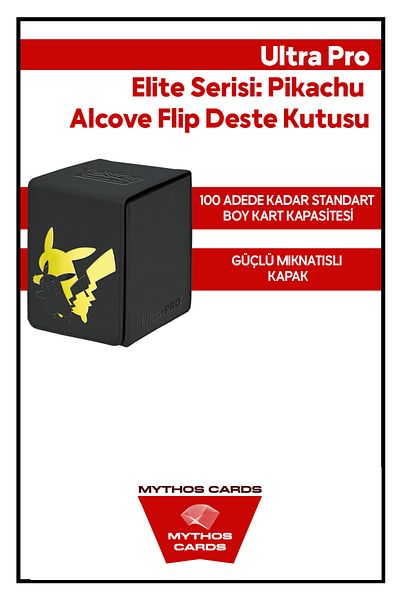Mythos Cards Ultra Pro -Elite Series: Pi̇kachu Alcove Flip Deck Box