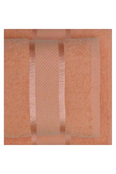 OEM Set 6 prosoape de baie, bumbac, uni, 400g/m², 50x90cm/70x140cm, piersică