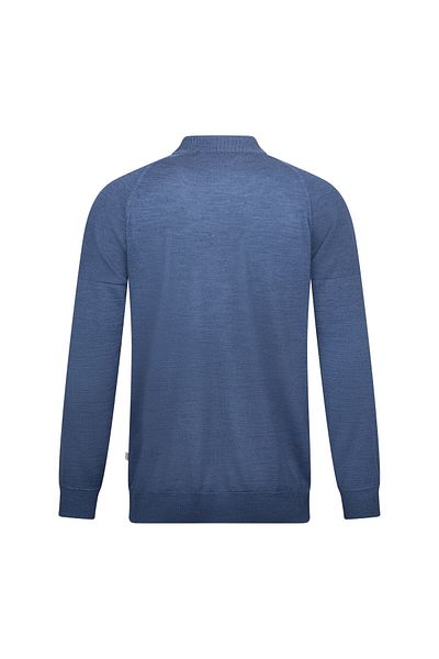 Hatemoğlu Indigo Regular Fit Quarter Turtleneck Wool Knitwear Sweater