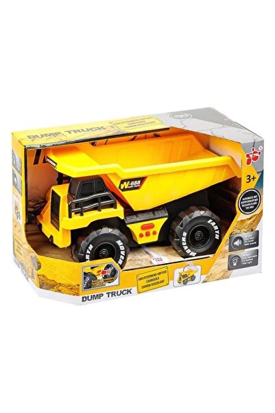 divendi-ro Camion basculant de jucărie cu lumini și sunet, 29x15x18cm, galben