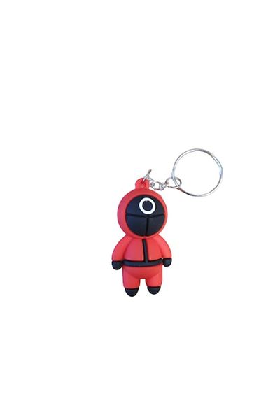 OEM Keyring with Squid Game Figurine, Circle Soldier, 7cm