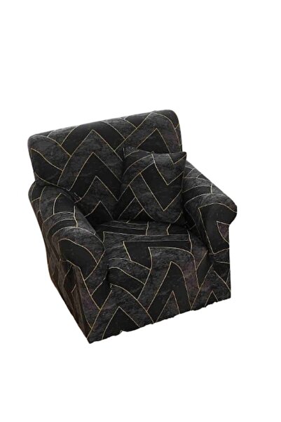 JOJO HOME Еластичен калъф за фотьойл, Jojo Home, абстрактен модел, размер 90x...