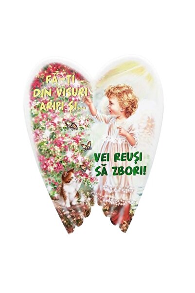 OEM Aplica in forma de aripi cu maxime, M3, 16x20 cm