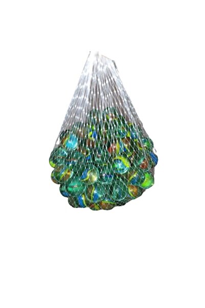 OEM Set cu 100 de mărgele de sticlă, pungă cu mărgele în diverse culori, 16 mm