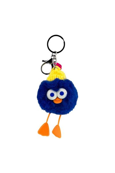 OEM Keychain Textile Owl 6X12 cm Multicolor