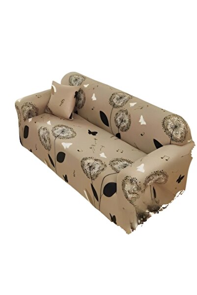 JOJO HOME Elastic Sofa Cover, Jojo Home, Dandelion Print, M-2 Seats, 140x180c...