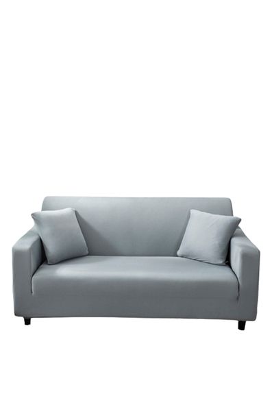JOJO HOME Elastic Sofa Cover, Jojo Home, Uni, L-3 Seats, 180x230cm, Gray