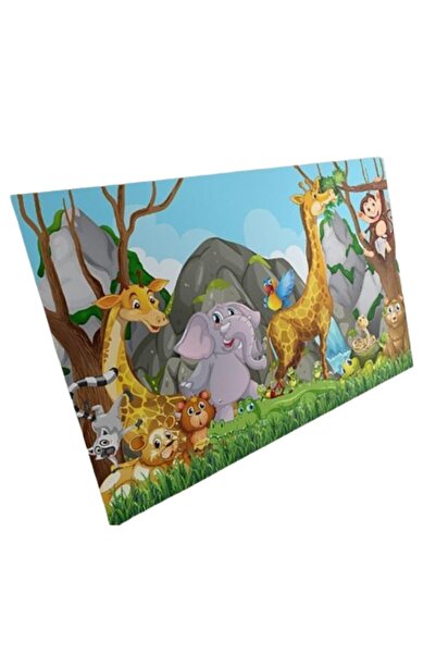 OEM Children's Room Rug, Non-Slip, ZOO Pattern, Multicolored, 120x180cm