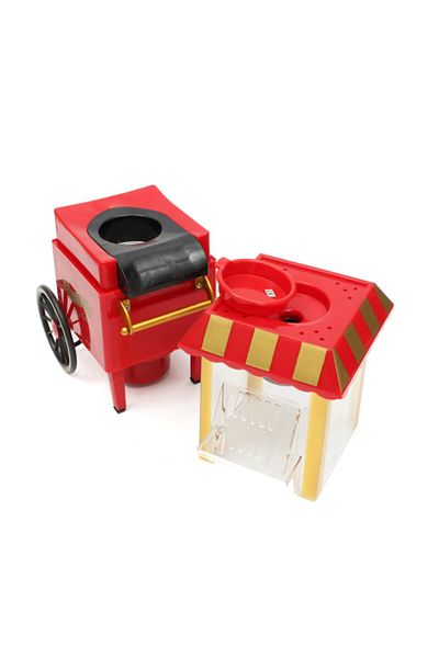 PROCART Mini aparat de popcorn, portabil, 38 x 18 x 15 cm, 1100W, design retro