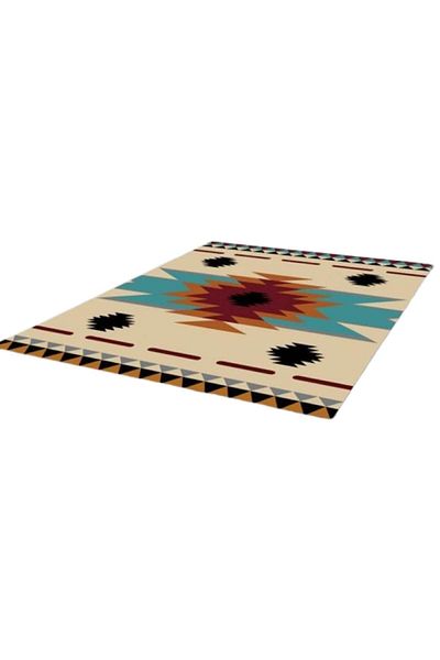 OEM Antislip Rug, Polypropylene, Abstract Print M3, Multicolor, 120X180cm