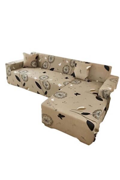 JOJO HOME Ελαστικό Κάλυμμα για Γωνιακό Καναπέ, Jojo Home, Τύπωμα Πικραλίδας, ...