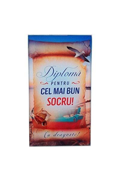 OEM Стъклена плакета - диплом, посвещение за тъст, M6, 10x17 см