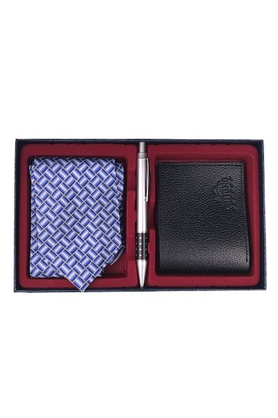 OEM Men's Set, 3 Pieces: Wallet/Pen/Tie, 24x15cm, Multicolor, M4