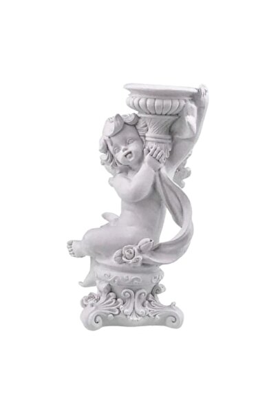 OEM Decorațiune din rășină - Înger cu fântână (12x21 cm)