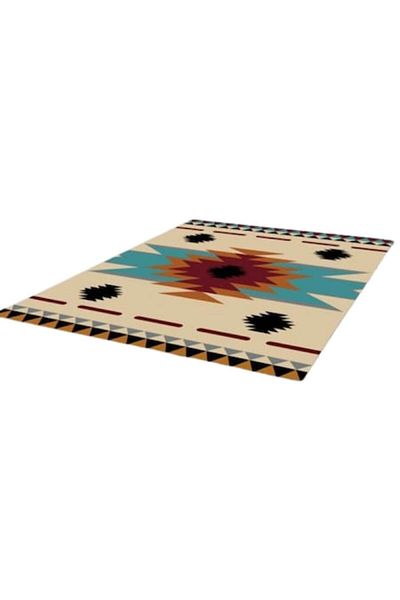 OEM Antislip Rug, Polypropylene, Abstract Print M3, Multicolor, 120X180cm