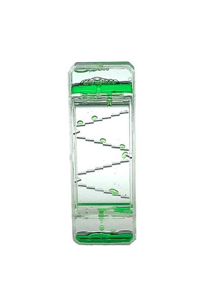 OEM Obiect decorativ cu lichid și bule, 6x16 cm, transparent-verde
