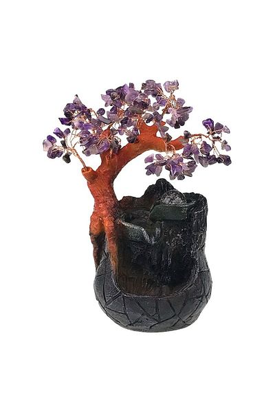 OEM Decorative Tree from Resin, 20x28 cm, Purple-Multicolor