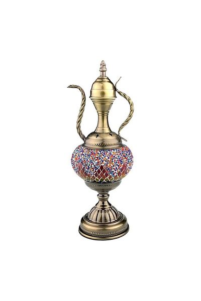 OEM Metallic Lamp with Mosaic, Oriental Style, 13x37 cm, Multicolor, M3