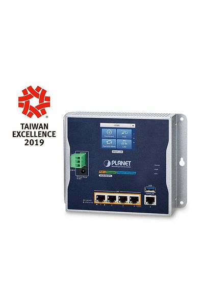 3kplanet Router industrial Gigabit de perete Planet IP30,