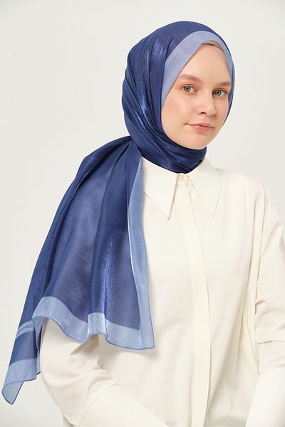 Madame Polo Amber Printed Shawl Multicolored Wrinkle-Free Fabric 75X180 cm