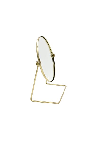 Gift Design Καθρέφτης μακιγιάζ, 20x15 cm, χρυσό πλαίσιο