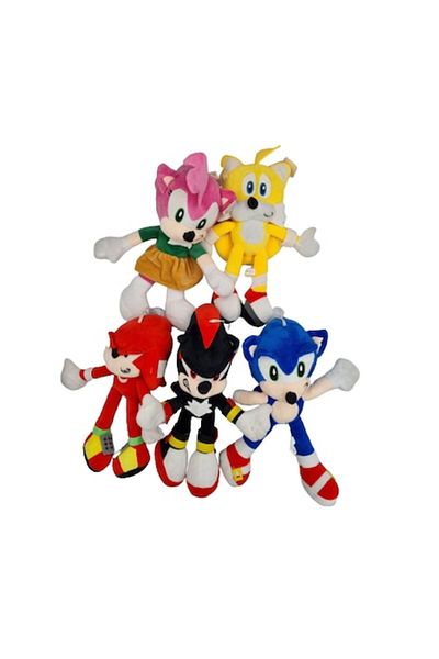 OEM Set 5 Plush Toys, Sonic Characters, 30cm