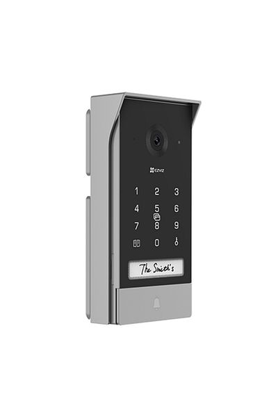 EZVIZ Video intercom kit, 7 inch touch monitor, 2K camera, IR 5m, SD, Wi-Fi5, Solar Panel - CS-EP7-3MP-SP