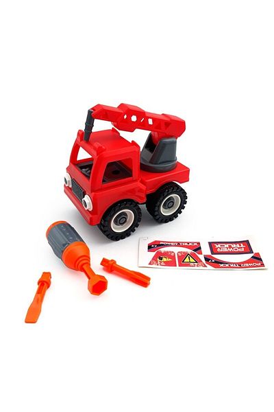 OEM Set Macara din plastic, demontabila, cu set de surubelnite, 17x12cm, rosie