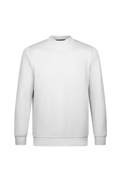 Hatemoğlu Gray Regular Fit Crew Neck Sweatshirt