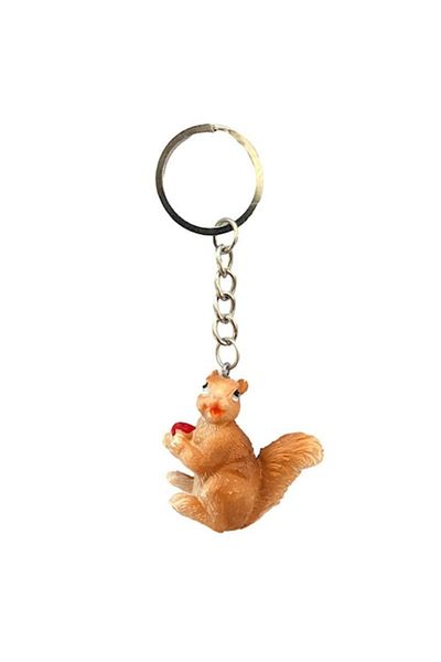 OEM Keychain made of resin featuring a squirrel, M1, 4X4cm