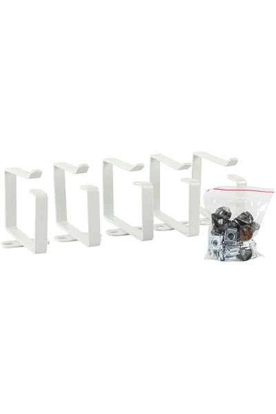Electronica Zestaw wieszaków na kable Lanview, aluminium, 88x60mm, 5 szt., RAO125WH