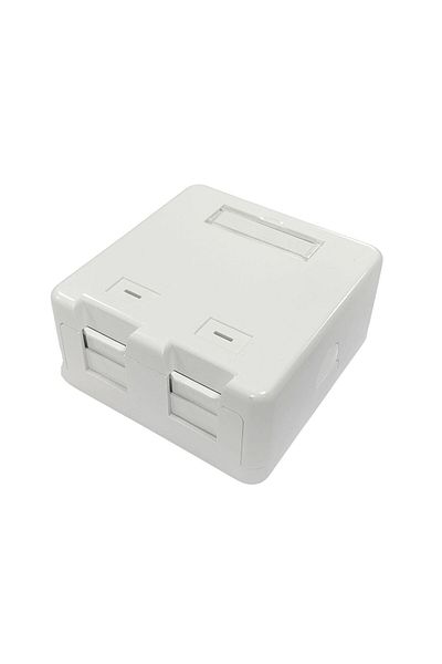 Lanview Narożna puszka montażowa na 2 gniazda RJ45, model 47240, LVN127767