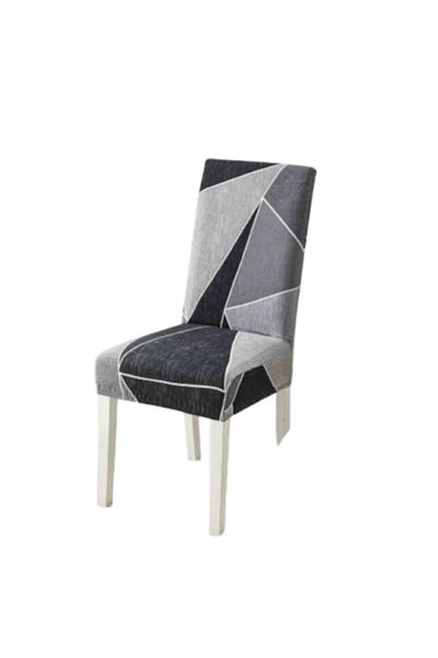JOJO HOME Set 6 huse pentru scaune, Jojo Home, imprimeu Abstract Non Culori M1