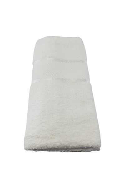 OEM White Bath Towel, 70 x 130 cm, 100% Cotton, 400 GSM