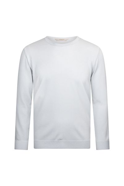 Hatemoğlu Gray Regular Fit Crew Neck Rayon Sweater
