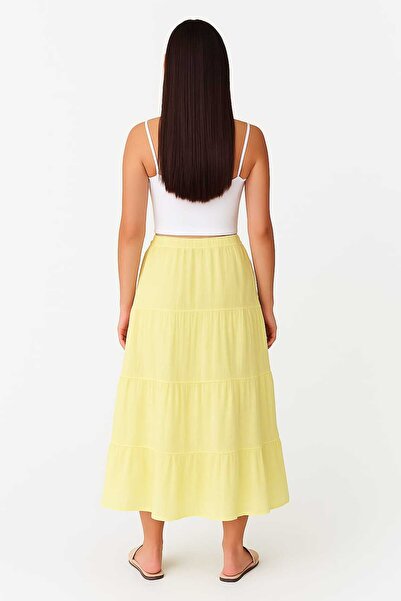 Maison La Femme Women's Skirt Muslin Long Skirt