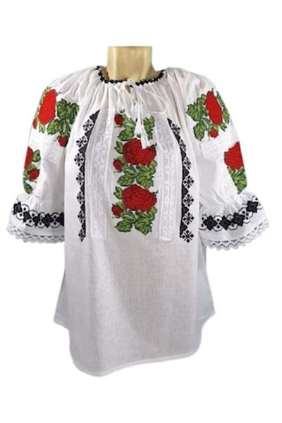 OEM Dama Blouse - Traditional Floral Design, Multicolor, Size 3XL
