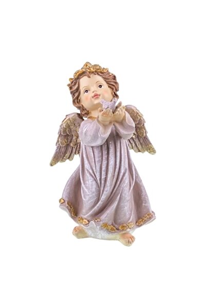 OEM Decorațiune din rășină reprezentând un înger în rugăciune, 20x30 cm M1